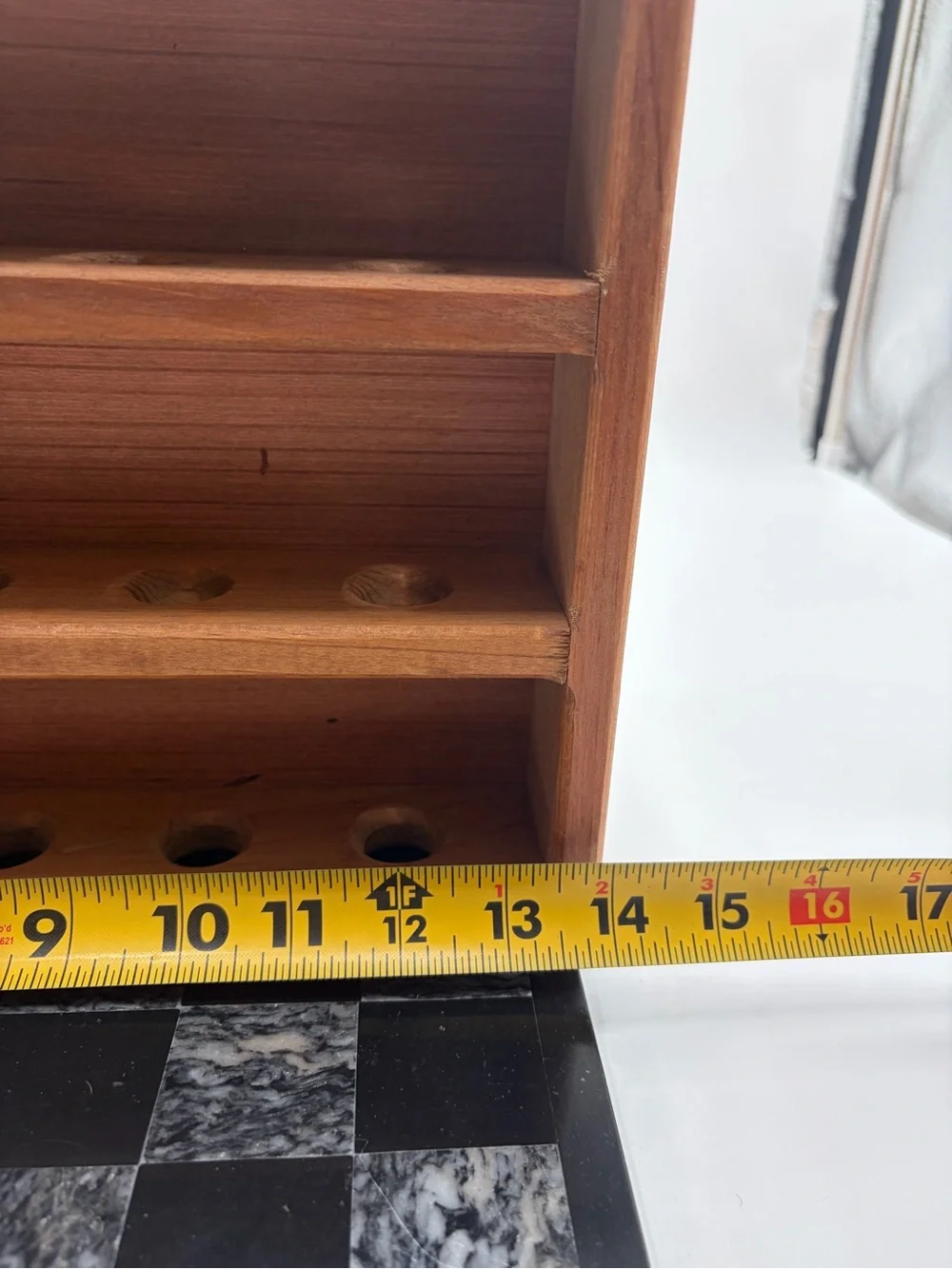 Vintage Wooden Golf Ball Display Case